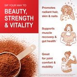 Mama Natural taza de chocolate caliente lista para beber para reconfortar
