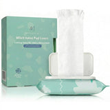 Mama & Wish paquete frontal mostrando 24 toallitas y comodidad postparto