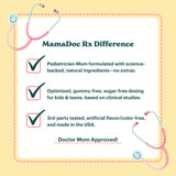 MamaDoc Rx algas orgánicas, fuente vegetal de vitamina D3