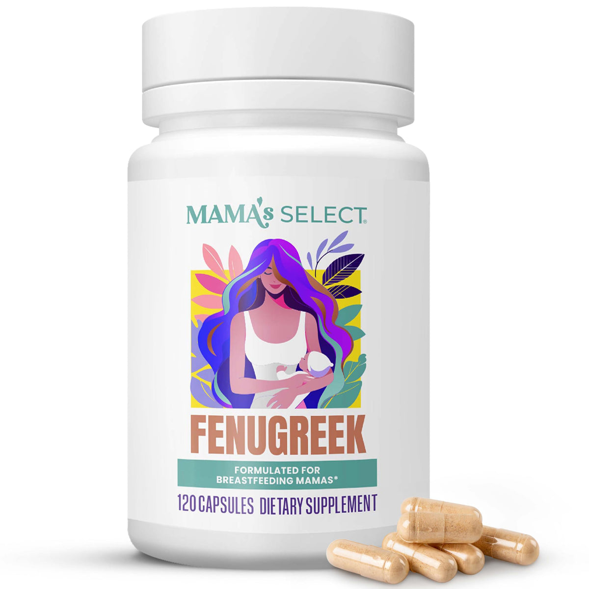 Mama's Select envase frontal mostrando la marca y beneficios