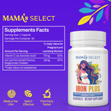 Mama's Select cápsulas en mano mostrando tamaño cómodo y fácil de tomar