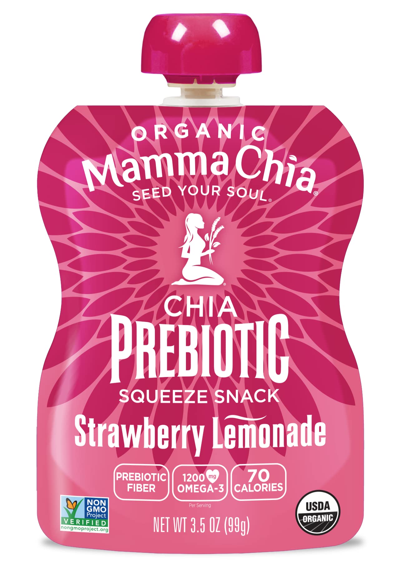 Mamma Chia primer plano de semillas de chía resaltando textura y omega-3