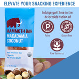 Mammoth Bar etiqueta orgánica USDA mostrando certificación y confianza