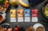 Mammoth Bar primer plano de textura natural y frutos secos visibles