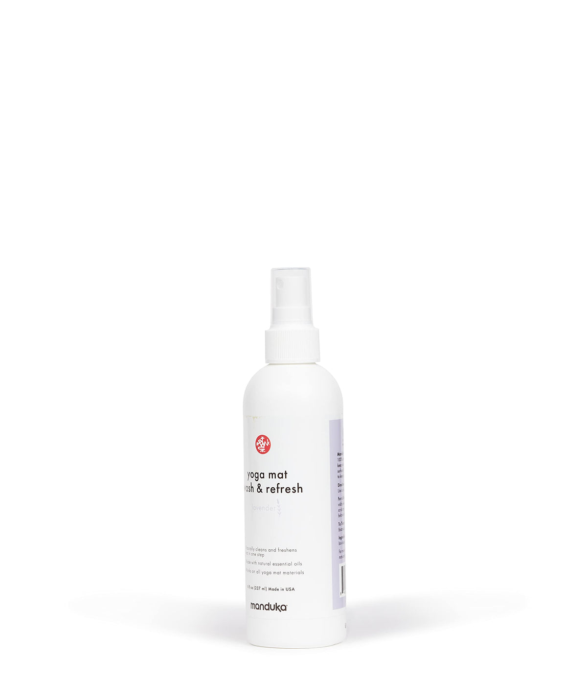 Manduka botella frontal de Yoga Mat Wash fragancia lavanda, limpieza natural y rápida