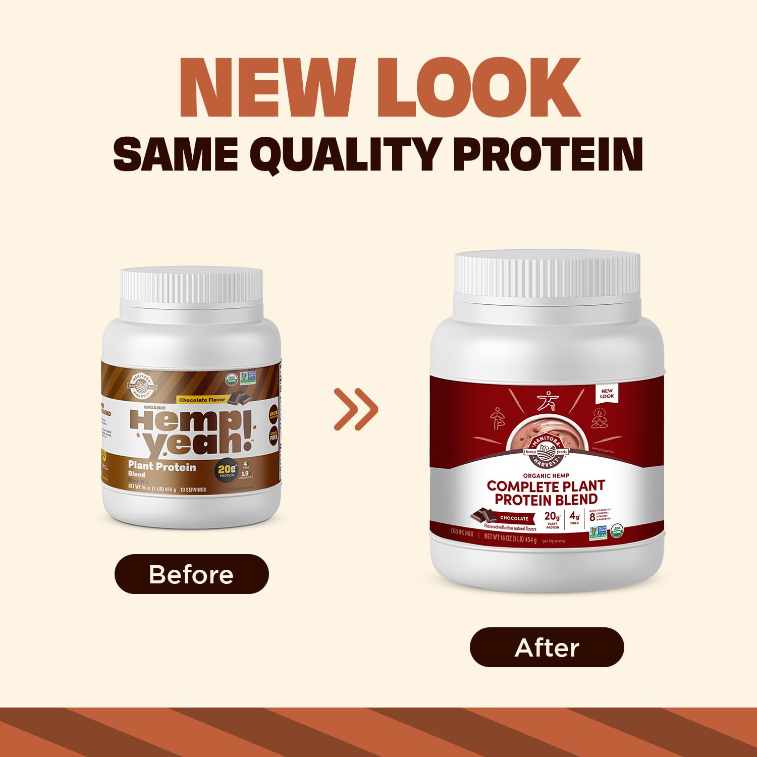 Manitoba Harvest textura del polvo de proteína chocolate, fácil mezcla