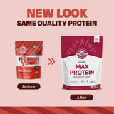 Manitoba Harvest polvo de proteína en primer plano, textura fina y fácil mezcla