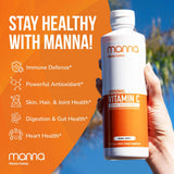 Manna Vitamins Evolved detalle de etiqueta con información de 1000 mg