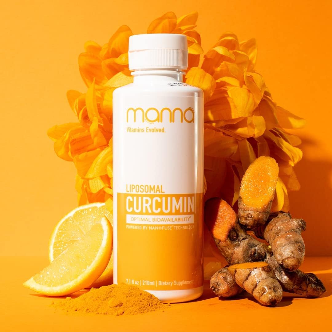 Manna Vitamins Evolved frasco frontal mostrando marca y diseño claro