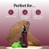 Maple Holistics textura del aceite en palma, ligera absorción y aspecto no grasoso