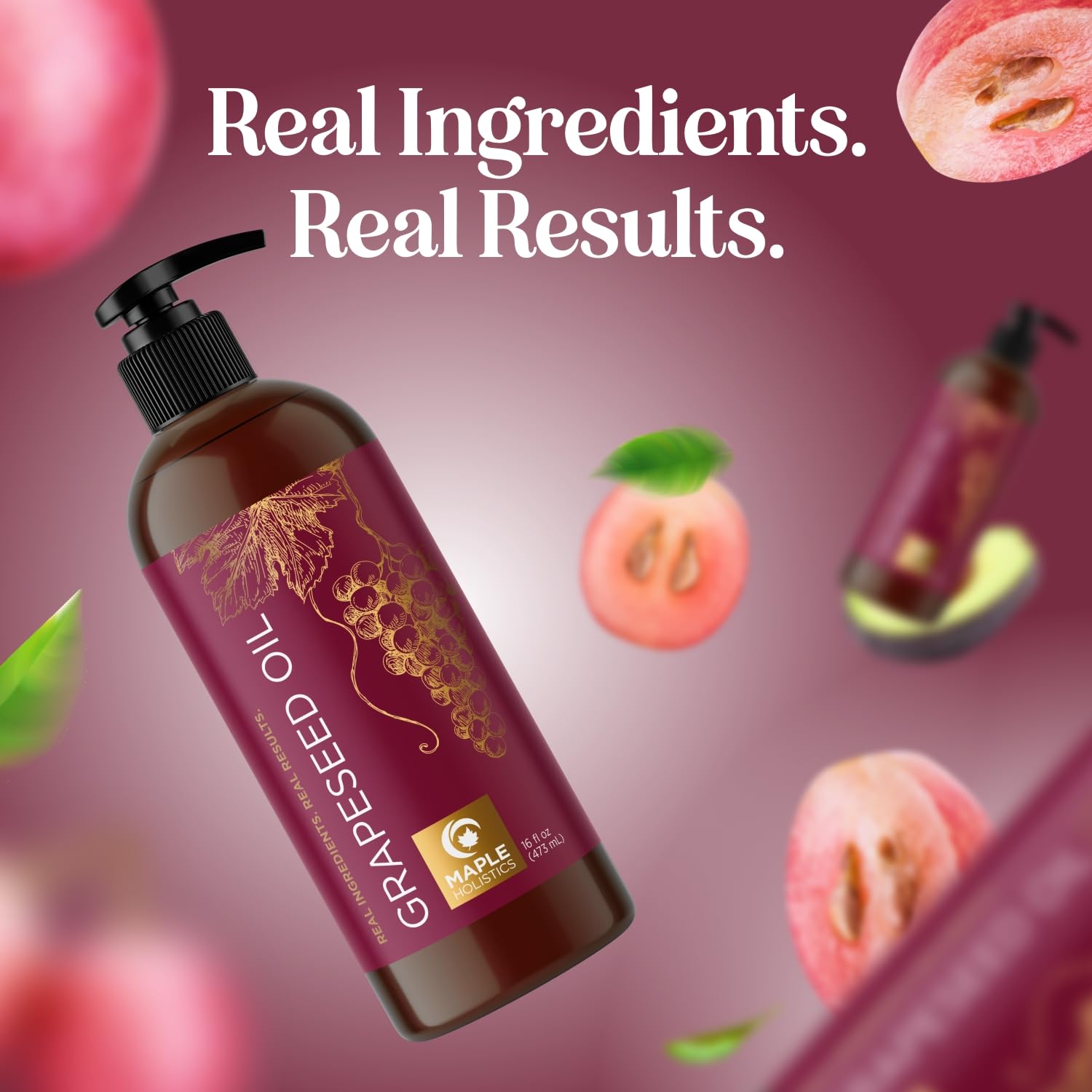 Maple Holistics escena de estilo de vida con rutina de belleza natural, sensación revitalizante
