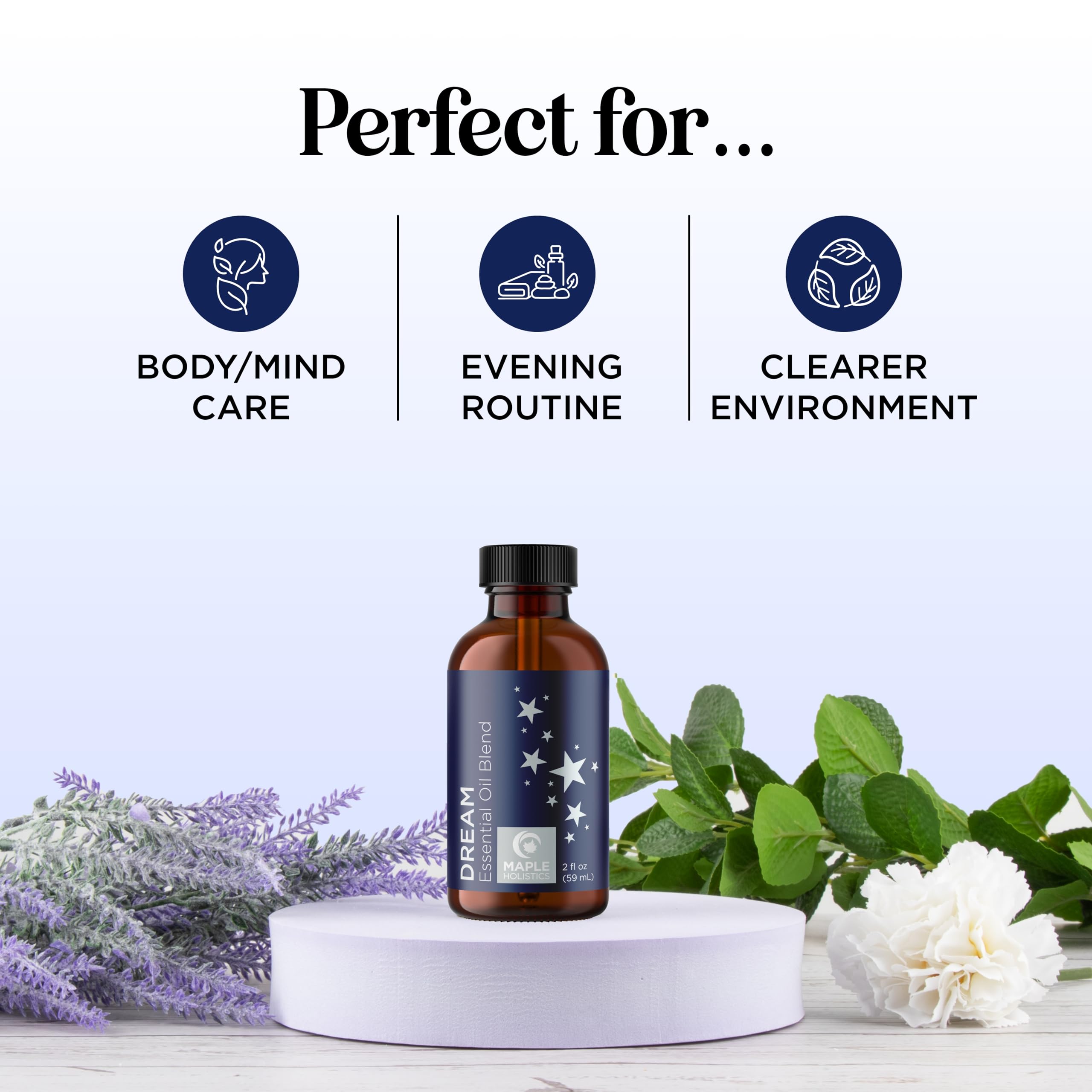 Maple Holistics etiqueta con ingredientes, transparencia y confianza