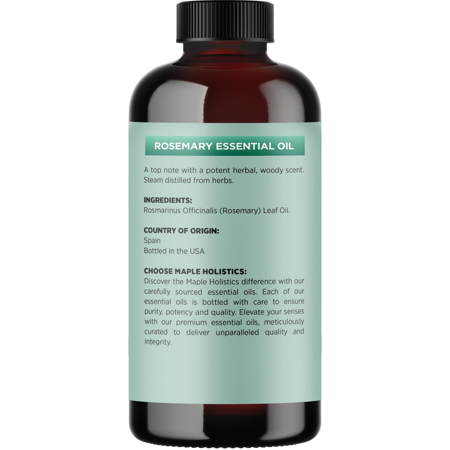 Maple Holistics manos aplicando mezcla con romero para masaje capilar