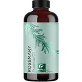 Maple Holistics comparación de tamaño de botella romero 8oz para escala
