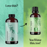 Maple Holistics mezcla de romero con aceite portador lista para aplicar