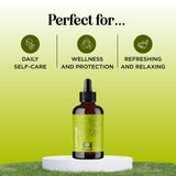 Maple Holistics aceite en difusor en patio refrescando el ambiente
