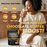 MariGold taza lista espresso mocha con espuma cremosa y aroma intenso