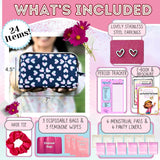 Mark and Lola's toallas y panty liners, protección adaptable y cómoda
