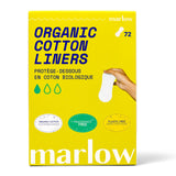 Marlow empaque frontal mostrando 72 unidades y beneficio de diseño ecológico