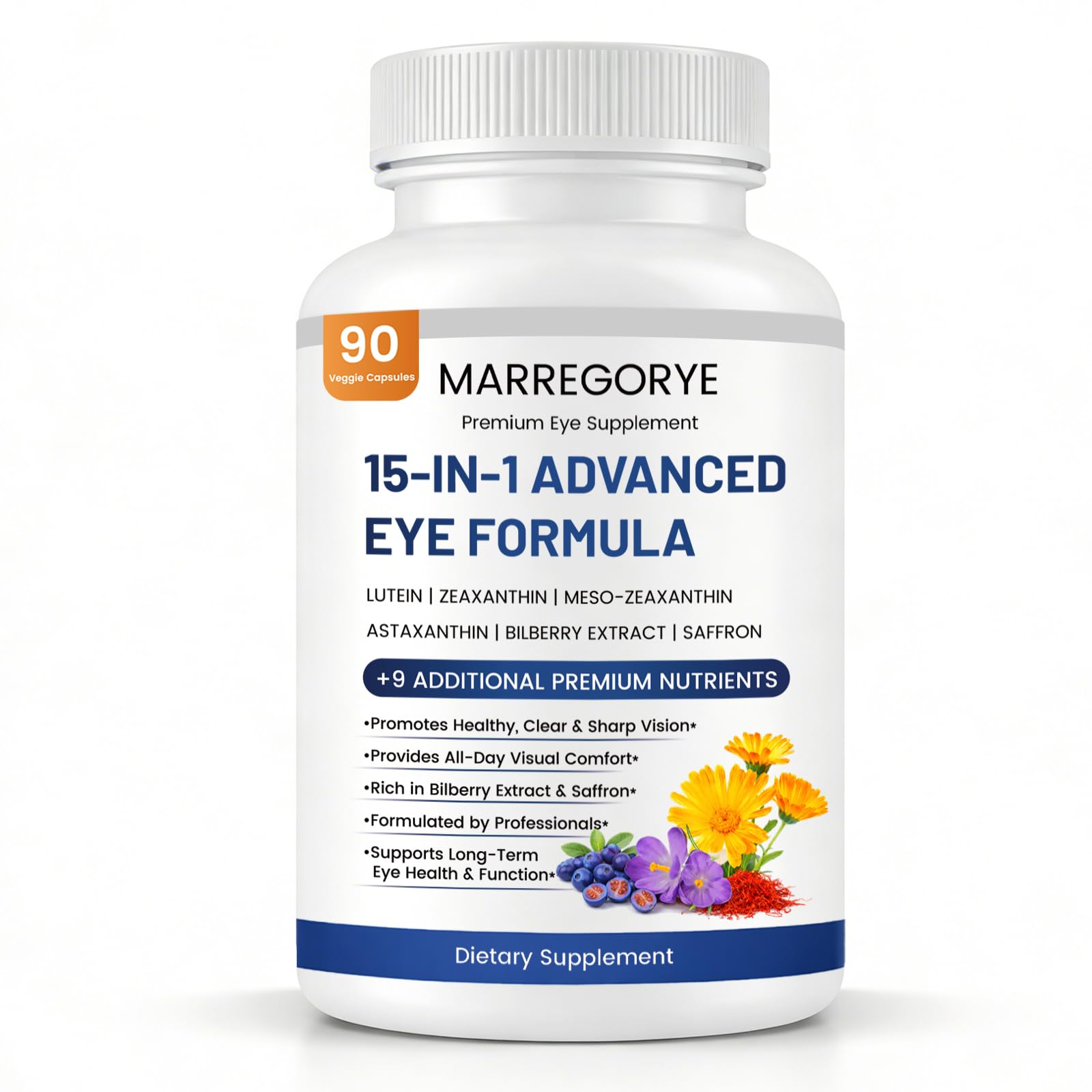 Marregorye Neurobella vista frontal del envase con diseño claro y beneficios visibles