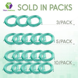 MARS WELLNESS tubo junto a una regla para mostrar longitud 25 pies