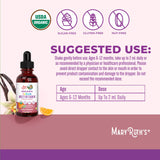 MARYRUTH'S botella de 59 ml junto a una regla para comparar tamaño