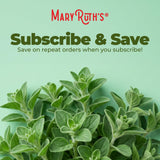 MaryRuth's gotas diluidas en un vaso de agua para consumo