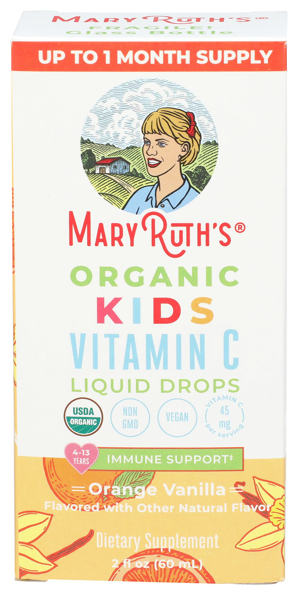 MARYRUTH'S etiqueta USDA Organic destacada que aporta confianza