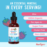 MARYRUTH'S etiquetas de certificación USDA Organic y B Corp visibles