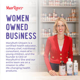 MaryRuth's sello de certificaciones orgánicas y Non-GMO en la etiqueta