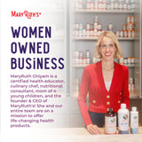 MaryRuth's sellos de certificación Clean Label y B Corp enfatizando calidad