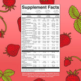 MaryRuth's etiqueta con lista de vitaminas y beneficios claramente visibles