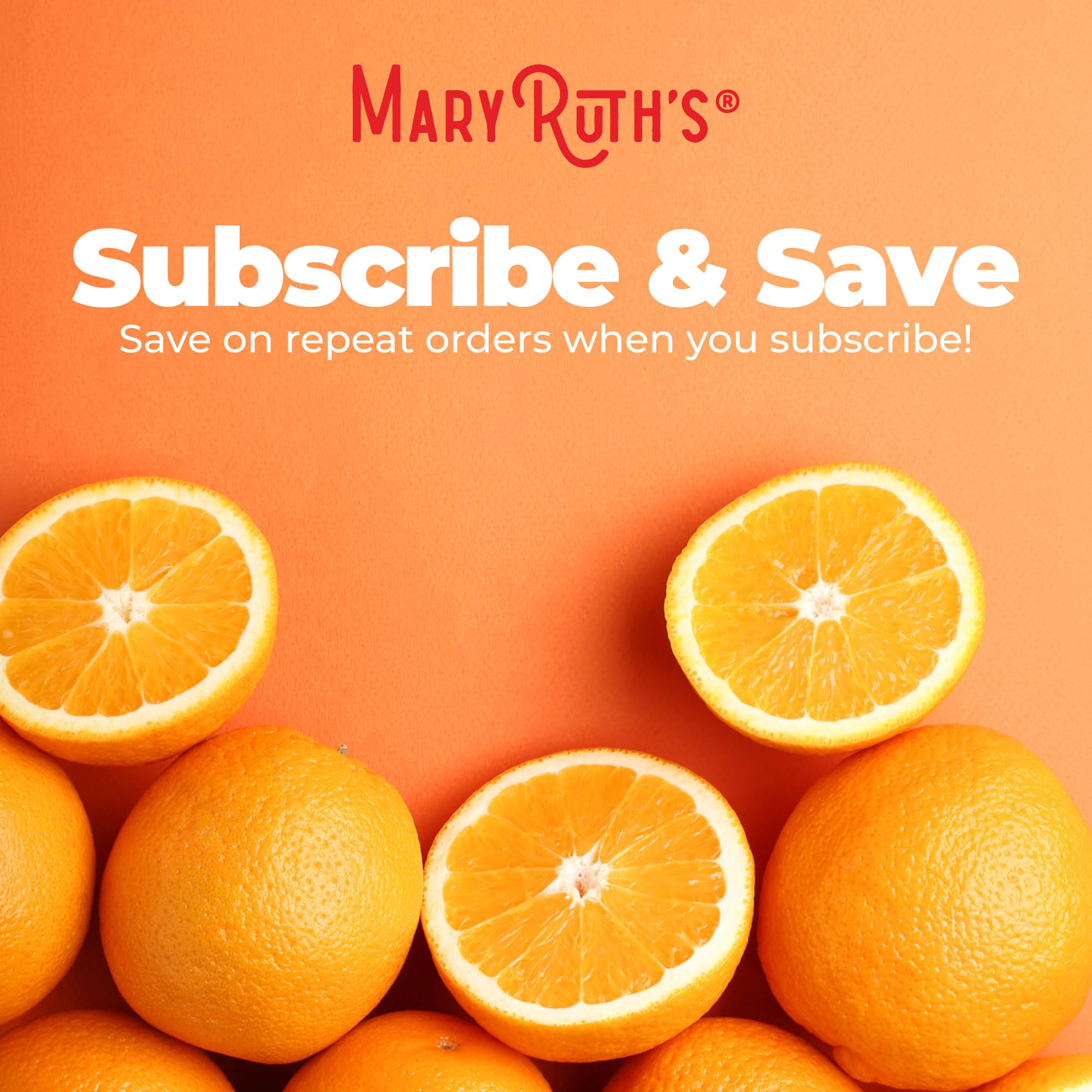 MARYRUTH'S detalle de ingredientes limpios y lista transparente
