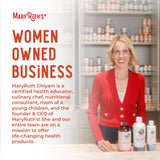 MARYRUTH'S empaque con sellos Clean Label y B Corp visibles