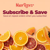 MARYRUTH'S gomita en mano para comparar tamaño y facilidad de masticar
