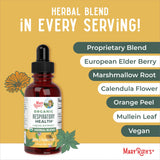 MARYRUTH'S etiqueta con sellos USDA Organic y certificaciones de pureza visibles