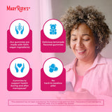 MaryRuth's etiqueta con lista de vitaminas y certificaciones claras