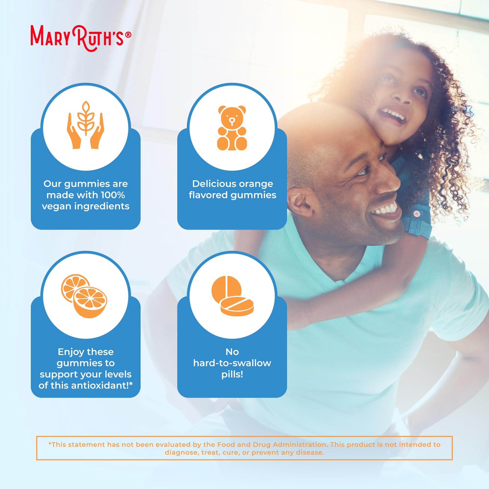 MaryRuth's etiqueta nutricional en detalle, información clara y útil