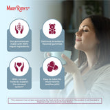 MARYRUTH'S etiqueta nutricional legible, transparencia en ingredientes