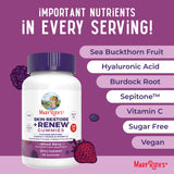 MaryRuth's etiqueta nutricional y lista de ingredientes para transparencia