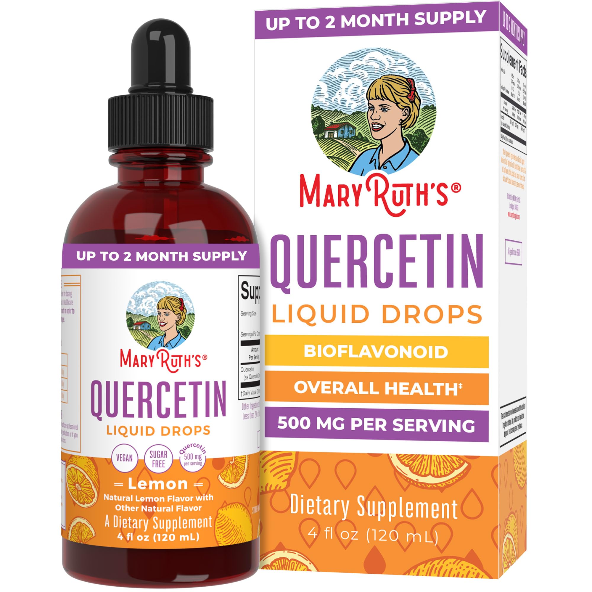 MARYRUTH'S frasco frontal mostrando la etiqueta y beneficio vegano