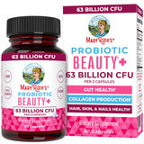 MARYRUTH'S envase frontal que muestra fórmula vegana y beneficios