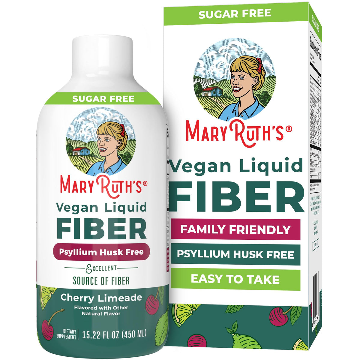 MARYRUTH'S frente del envase mostrando la marca y beneficios