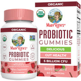 MARYRUTH'S envase frontal de Probiotic Gummies mostrando diseño y cantidad