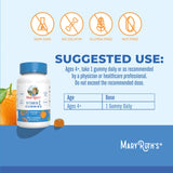 MaryRuth's gominola en mano para comparar tamaño y facilidad de uso