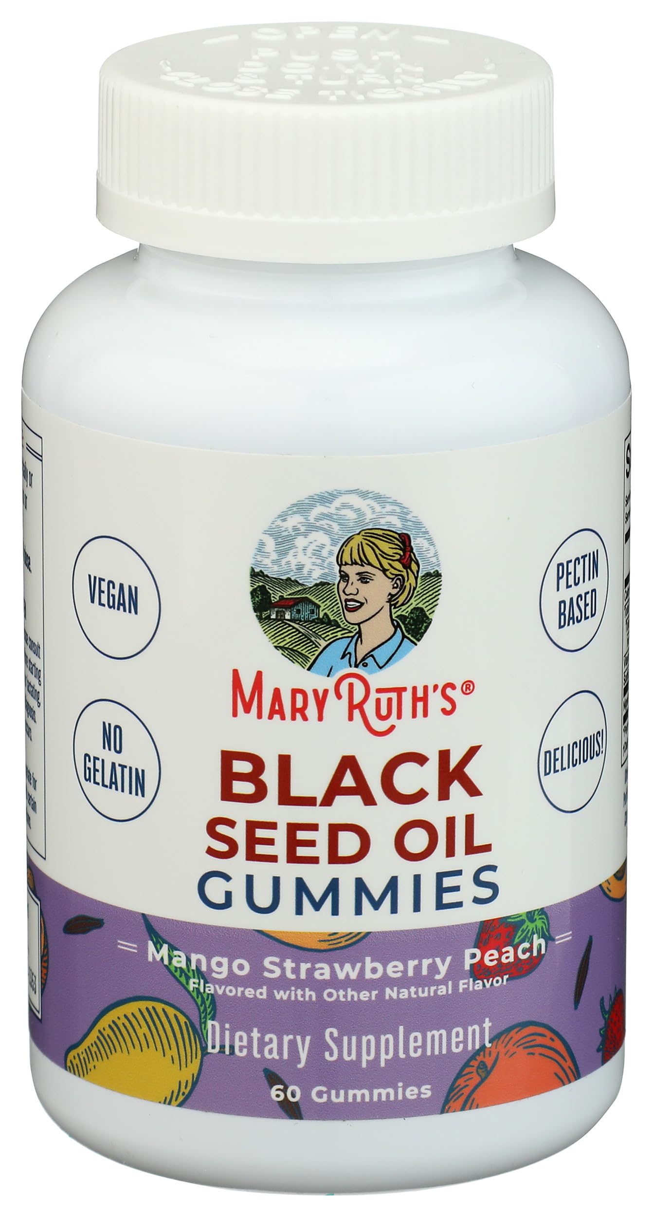 MARYRUTH'S gominolas en mano demostrando tamaño y facilidad de consumo