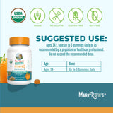 MARYRUTH'S gominolas en mano, muestra tamaño práctico y toma cómoda