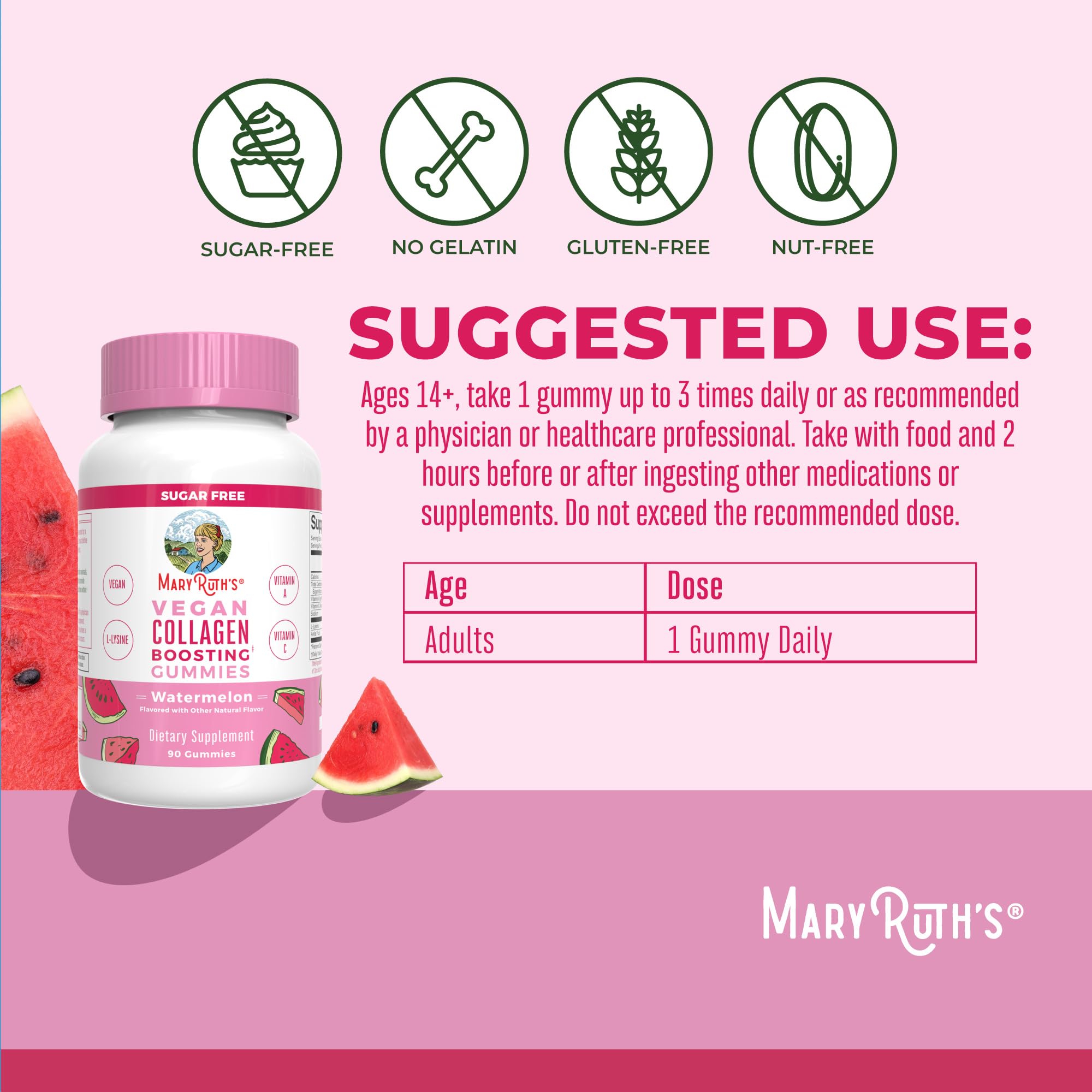 MARYRUTH'S gomita en mano para mostrar tamaño y facilidad de uso