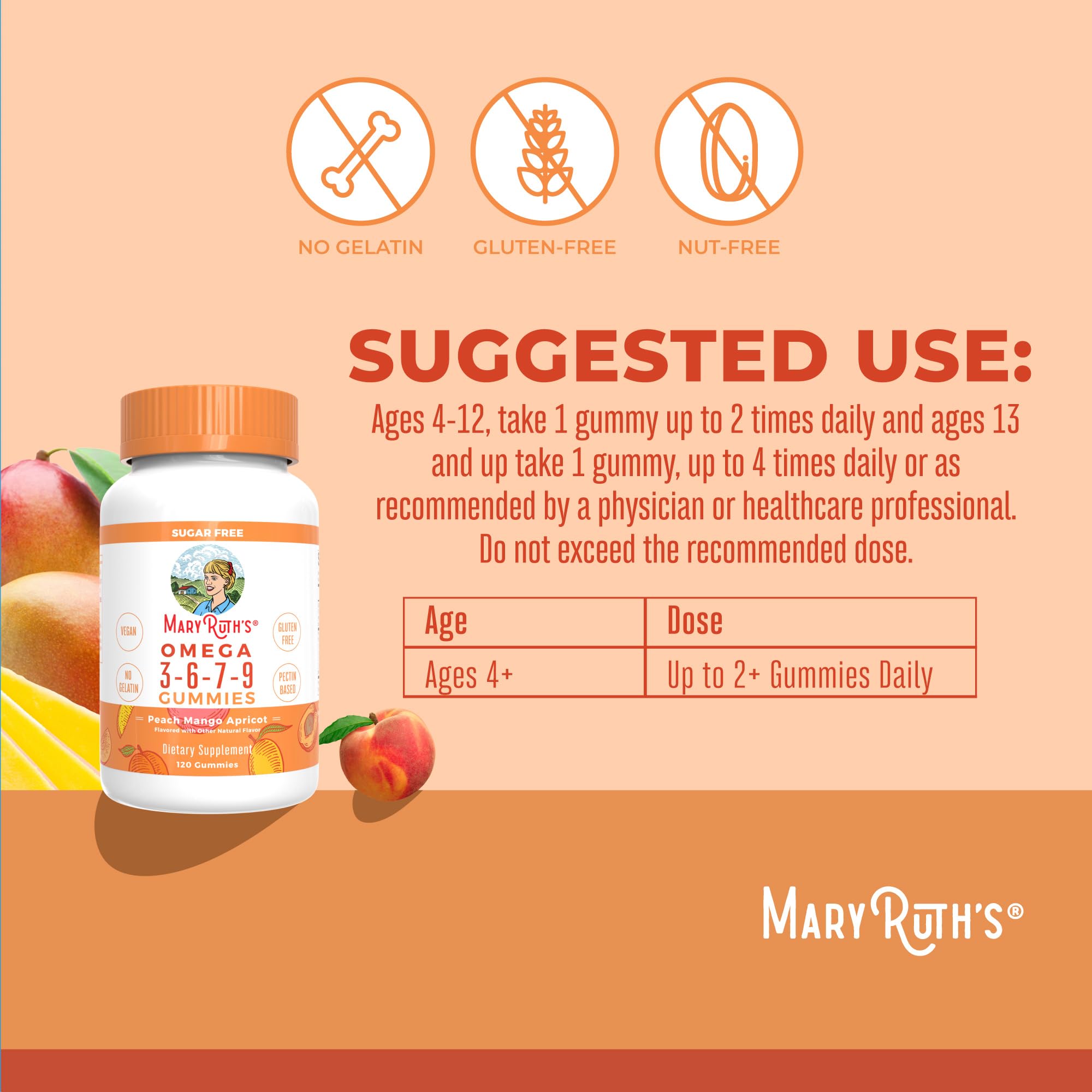 MARYRUTH'S gomita en mano para visualizar tamaño y facilidad de consumo