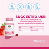MARYRUTH'S gomitas en mano para comparar tamaño y porción